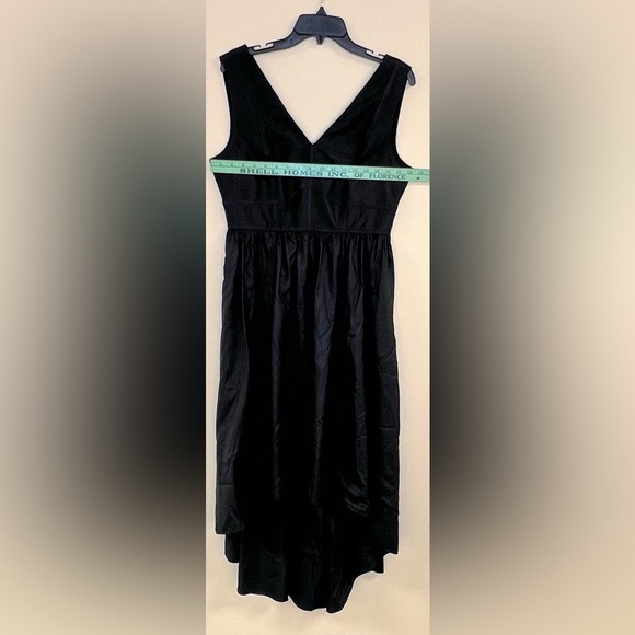 NWT DKNY Womens V Neck Tea Length High Low Dress - Picture 2 of 11